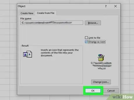 Imagem intitulada Embed Documents in Excel Step 9