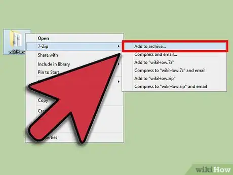 Imagem intitulada Make a Zip File Step 7