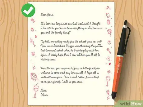Imagem intitulada Write an Informal Letter Step 8