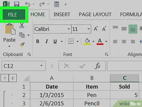 Imagem intitulada Convert Excel to CSV on PC or Mac Step 2