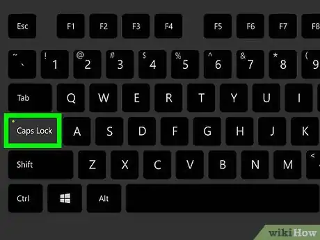 Imagem intitulada Turn Off Caps Lock Step 1