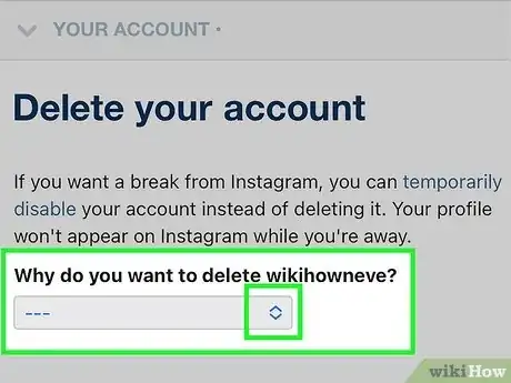 Imagem intitulada Delete an Instagram Account Without Logging in Step 4