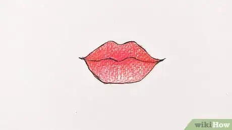 Imagem intitulada Draw Lips Step 6