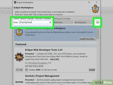 Imagem intitulada Install Spring Boot in Eclipse Step 5