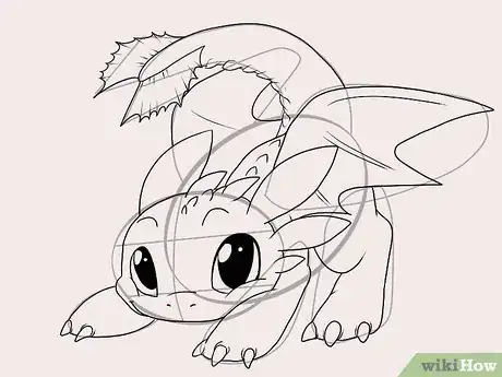 Imagem intitulada Draw Toothless Step 22