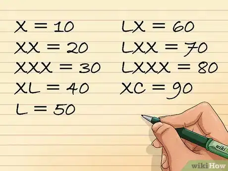 Imagem intitulada Learn Roman Numerals Step 4