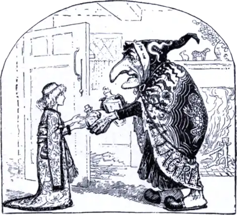 The Yellow Fairy Book (1894) - title page illustration.png