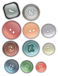11 botones.
